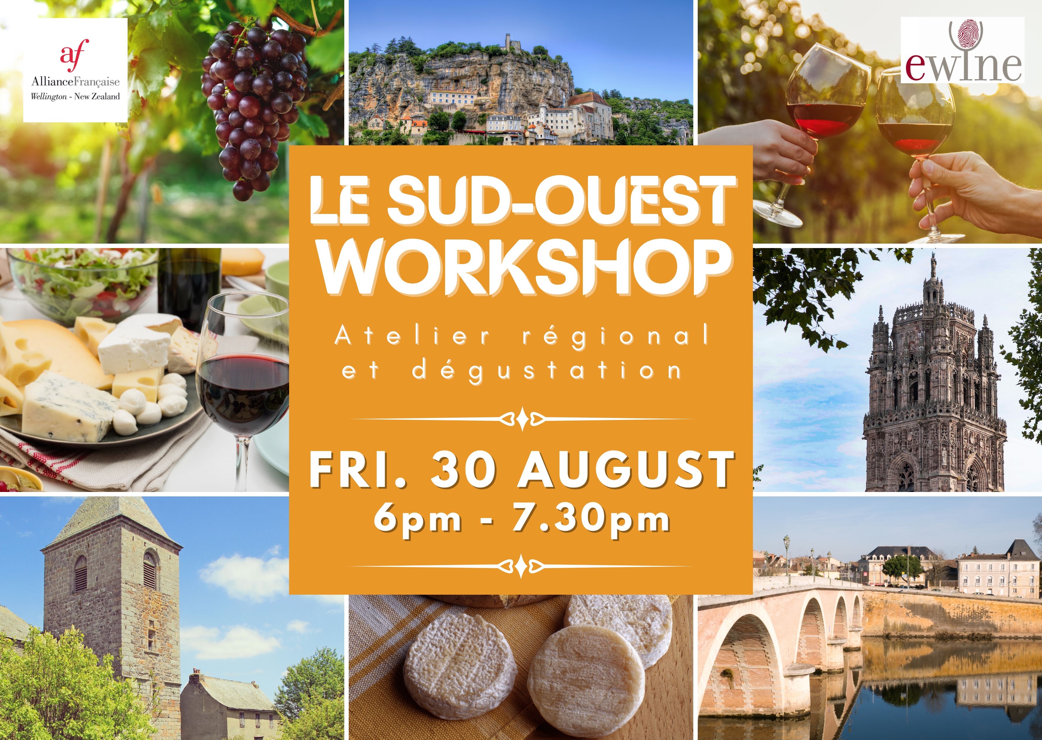 Découvrez Le Sud-Ouest - French Workshop & Tasting