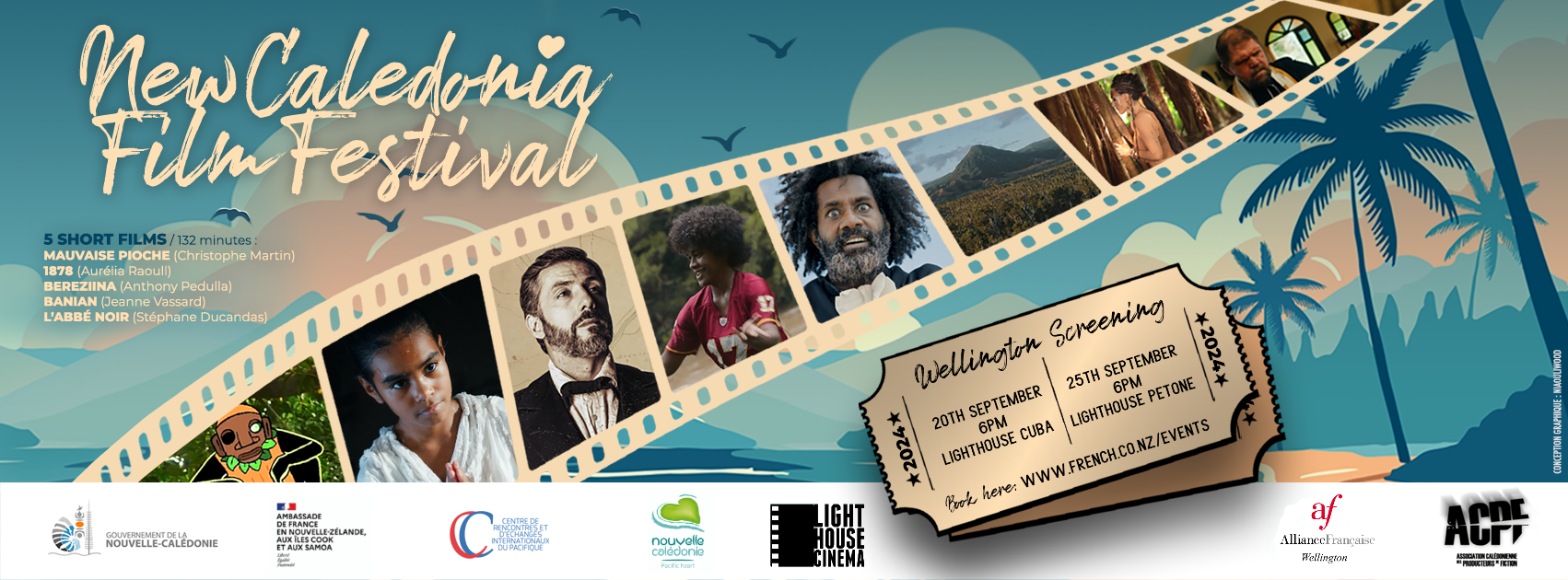 New Caledonia Film Festival 2024 - Wellington (Light House Cuba)