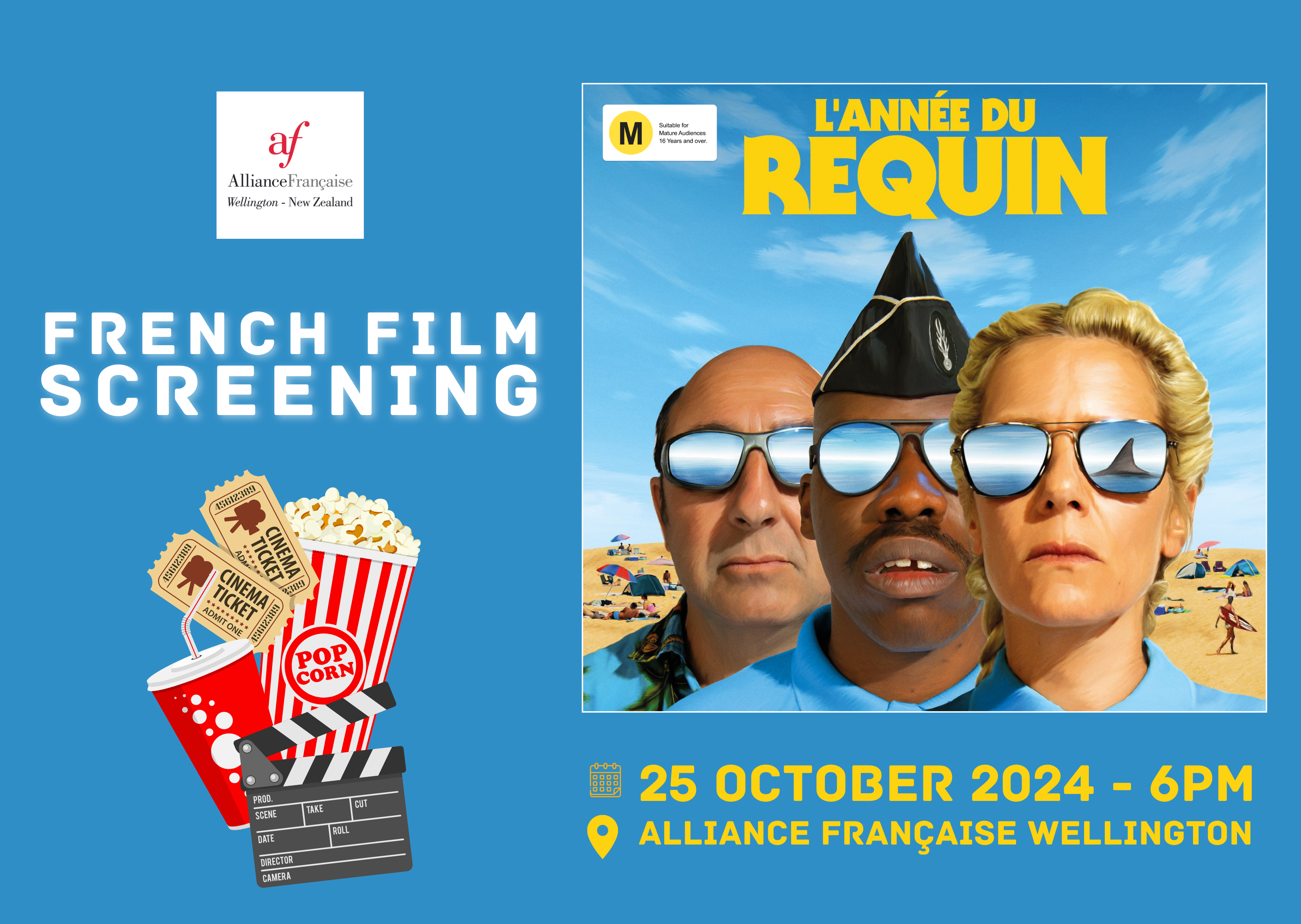 Film Screening - French Comedy "Year of the Shark"