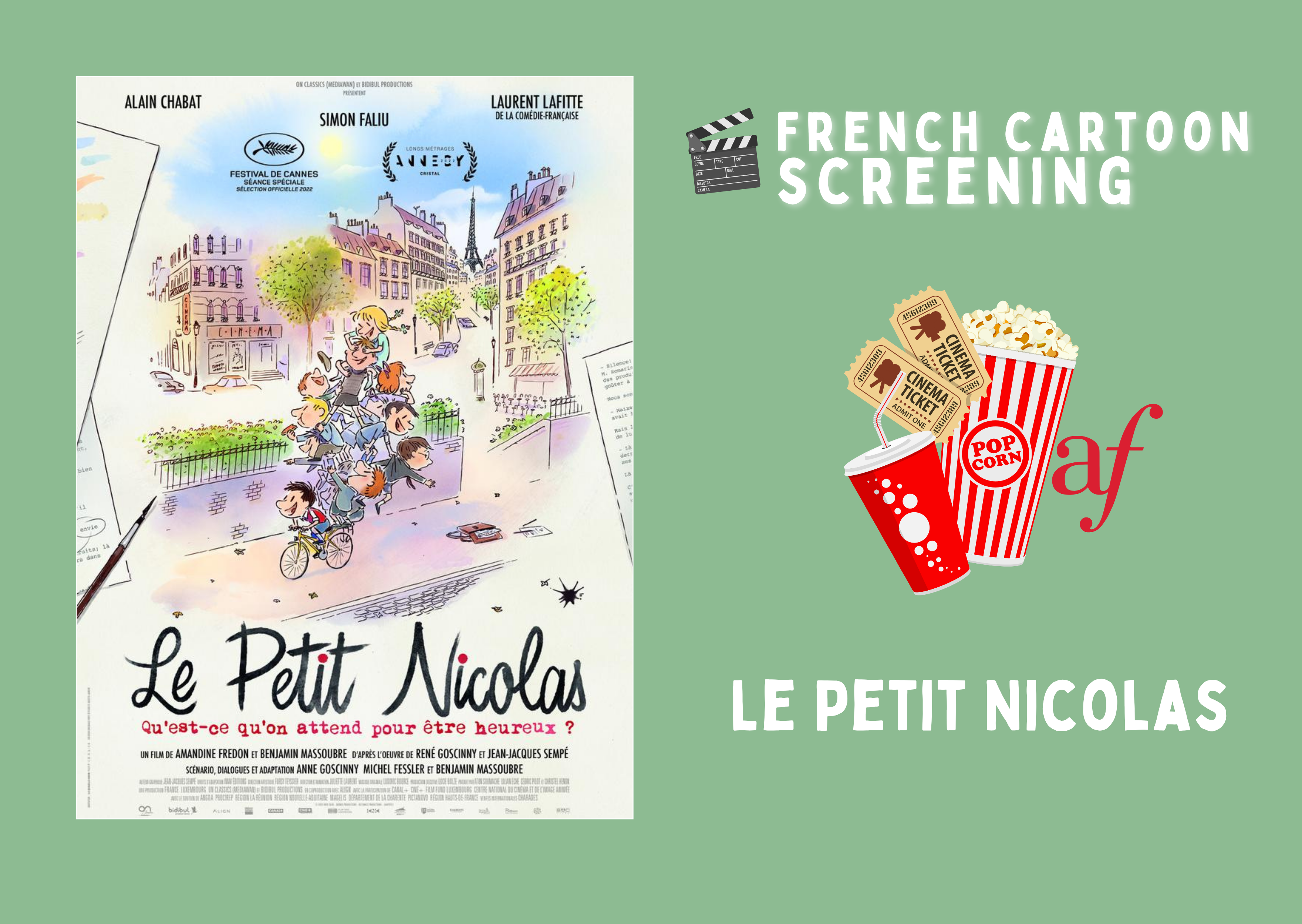 French Cartoon Screening - Le Petit Nicolas