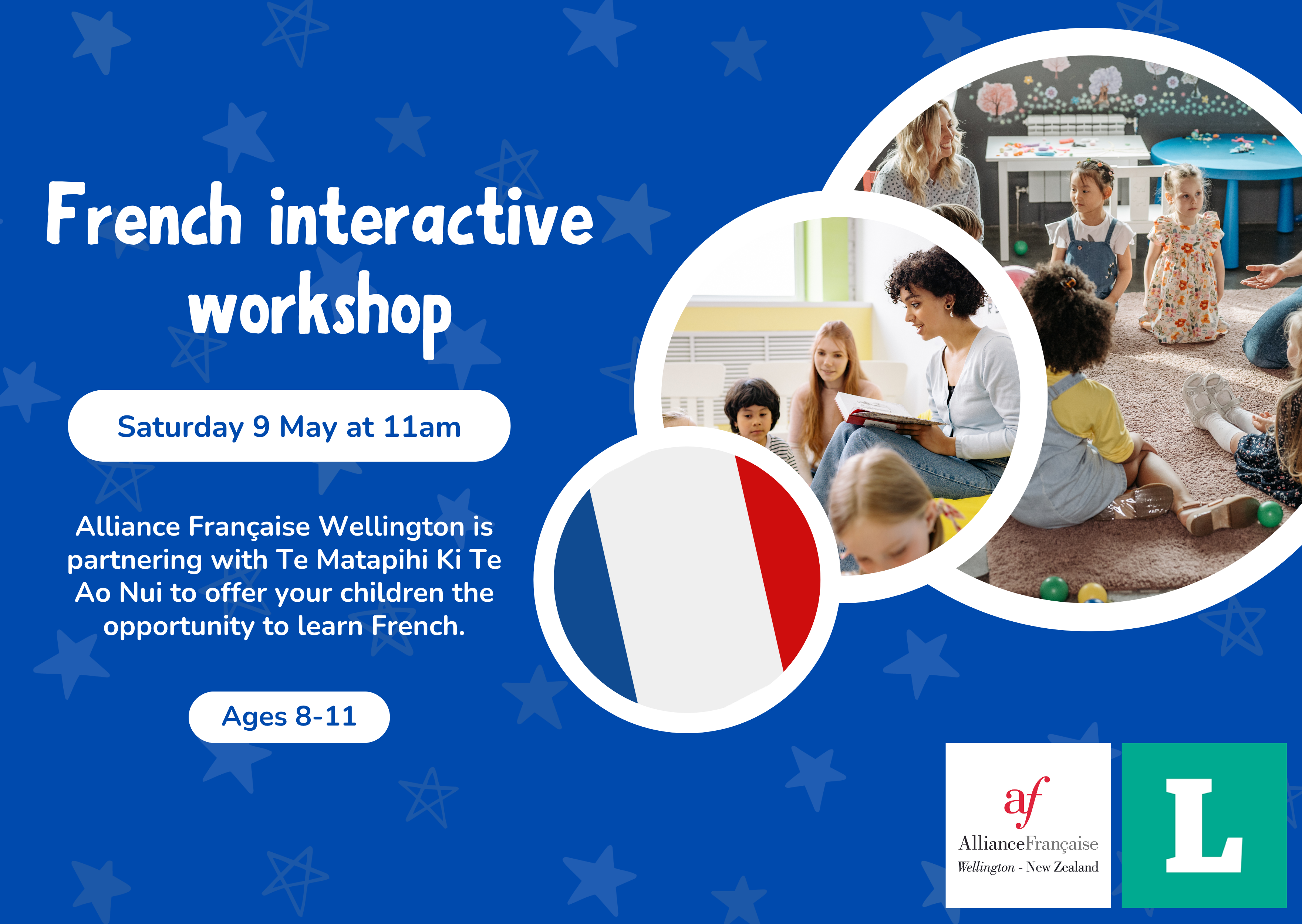 Kids French Workshop (Ages 8–11)