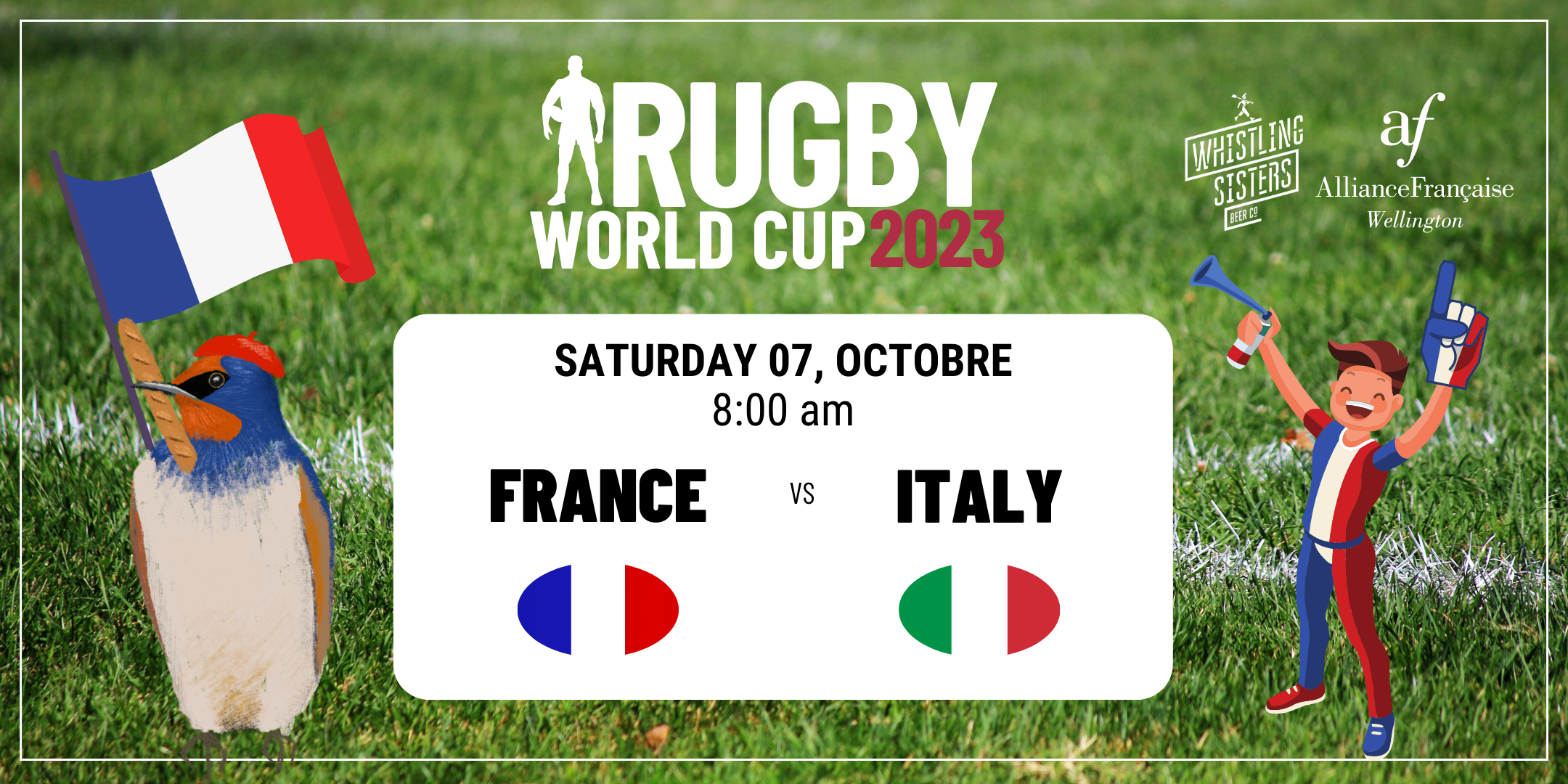 Rugby World Cup 2023 - France vs. Italy