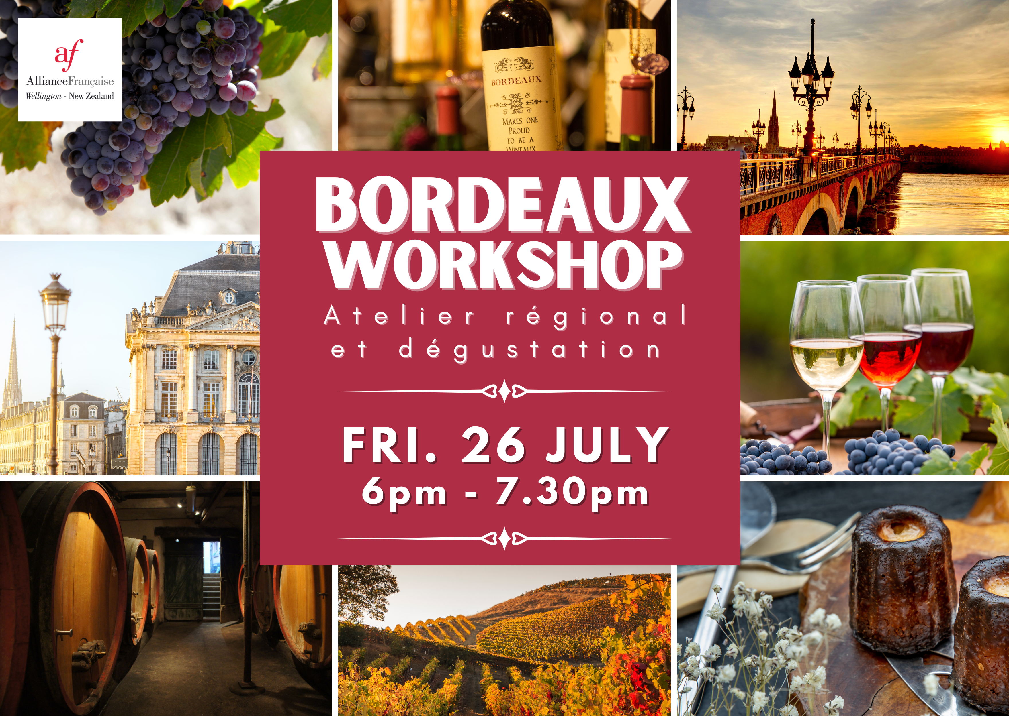 Découvrez Bordeaux - French Workshop & Tasting